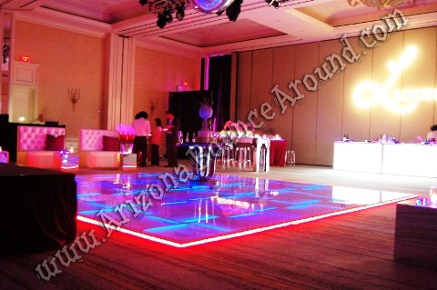 LED dance floor rentals for weddings in Phoenix Scottsdale Arizona
